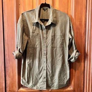 Olive Colton Button Down Shirt